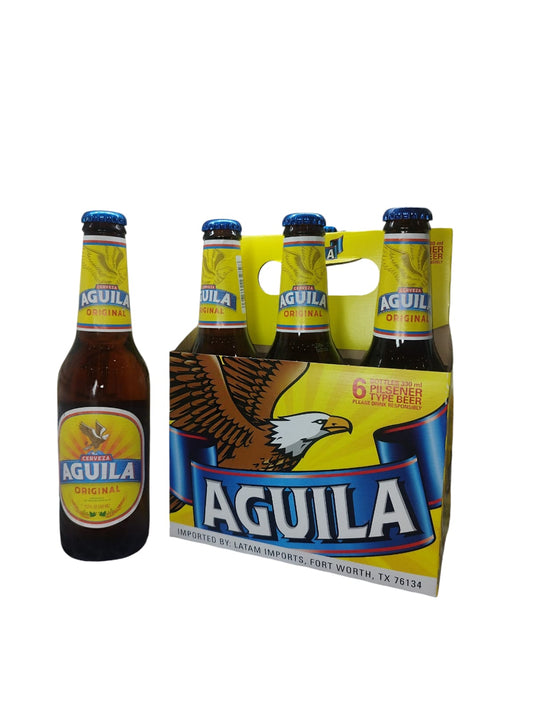 Cerveza Aguila Original X6 | Original Aguila Beer | Six Pack