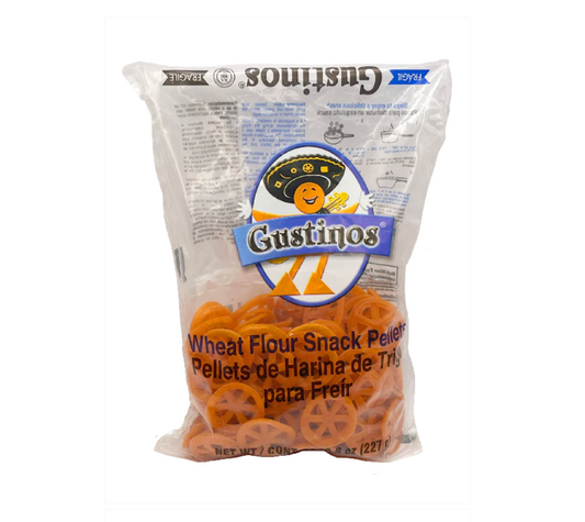 Gustino’s | Wheat Flour Snack Pellets for Frying (Raqueta) | 227 g