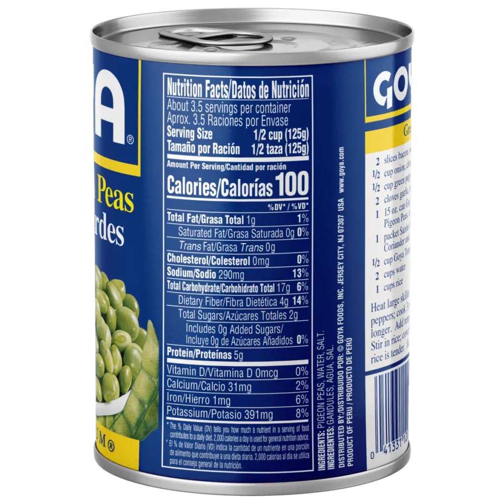 GOYA | Green Pigeon Peas | 425 g