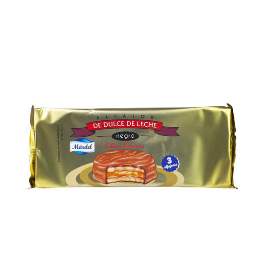 Mardel | Negro Alfajor – Dulce de Leche & Chocolate Biscuits | 150 g