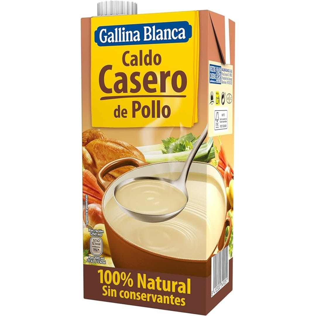 Caldo Casero de Pollo
