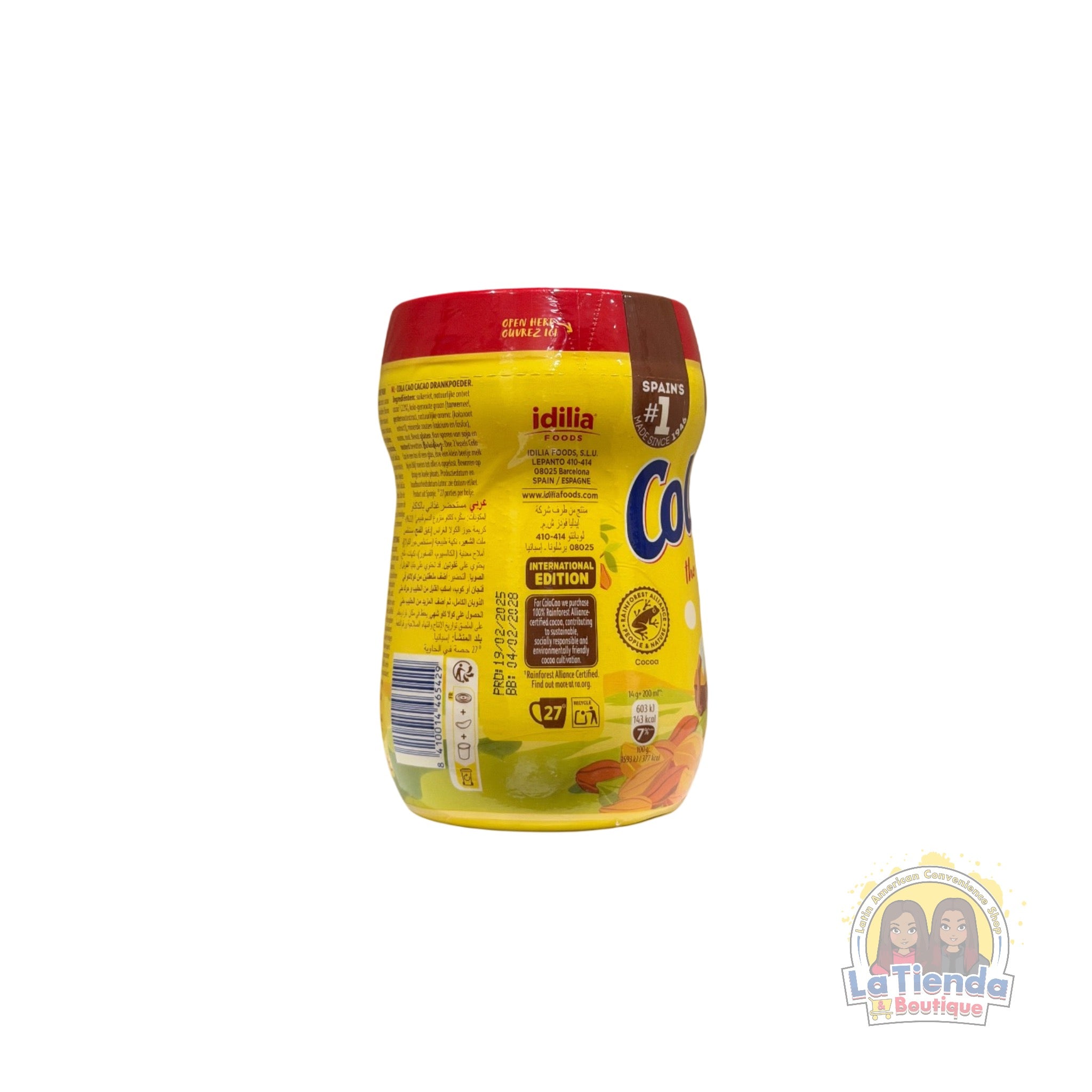 Cola Cao Original – Spanish Hot Chocolate Powder 390g