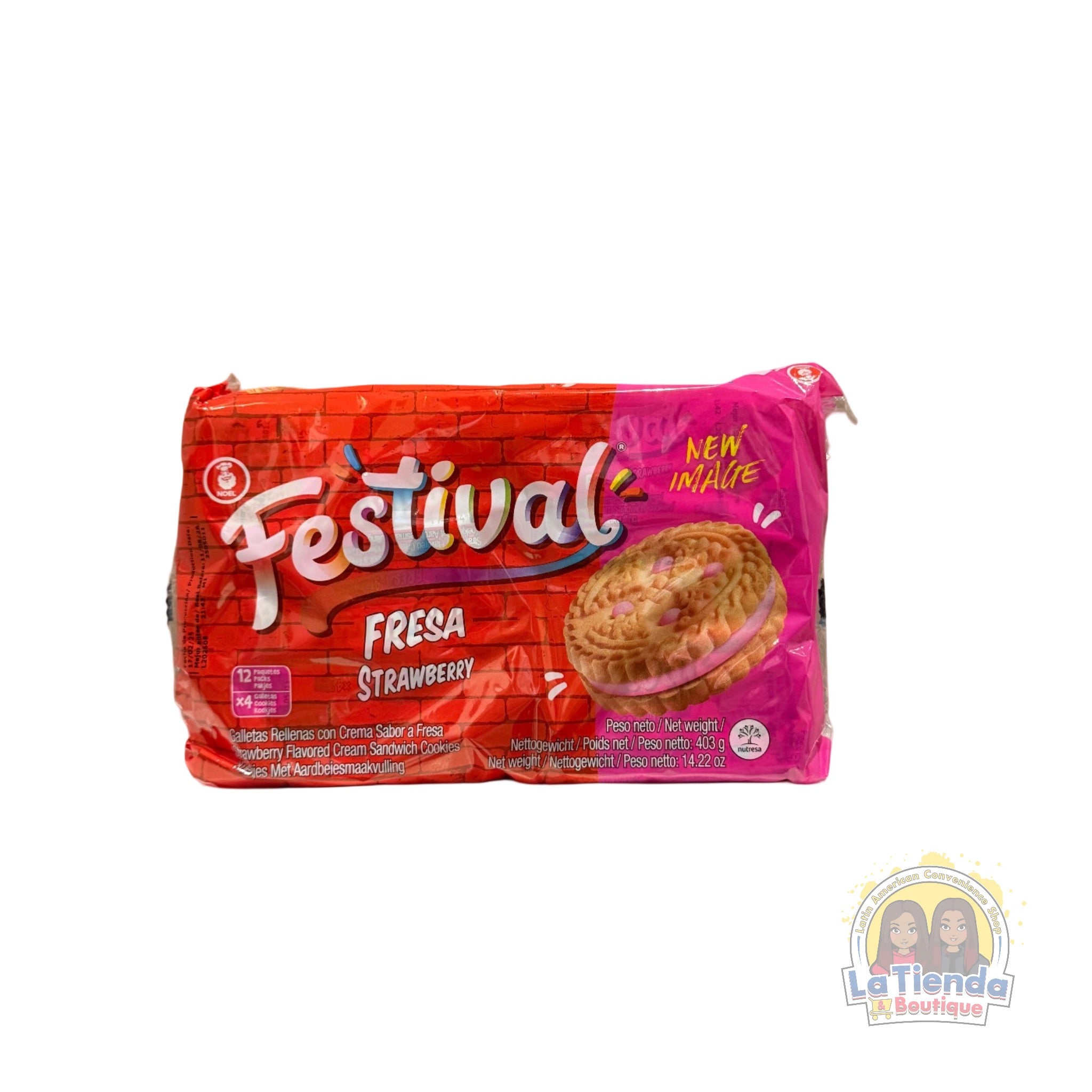 Strawberry Cookie Biscuits | 415 | Noel Festival