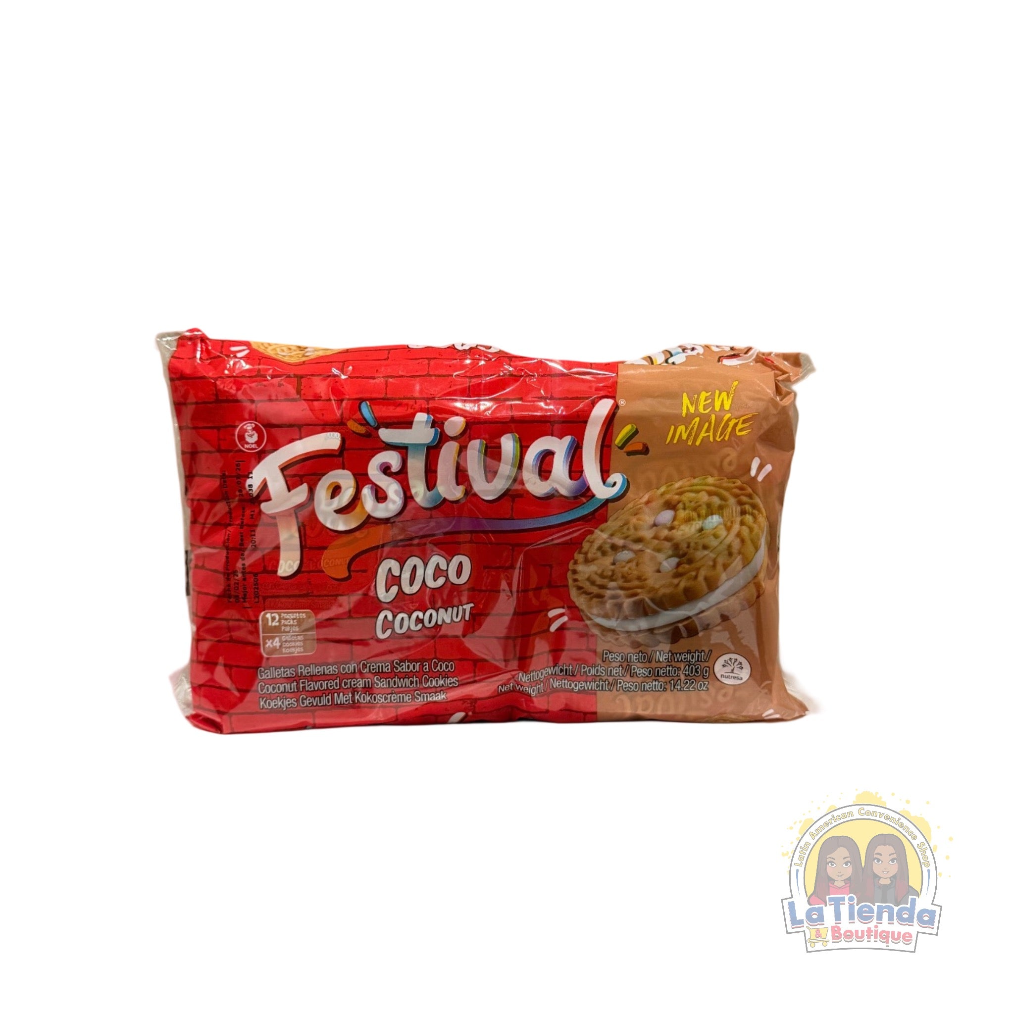 Noel Festival | Coconut Cookie Biscuits | 415 g