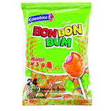 Bon Bon Bum | Mango Filled Lollipops | 24 Units