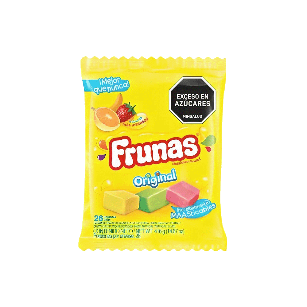 Frunas | Chewy Caramel Candy | 26 Units Assorted