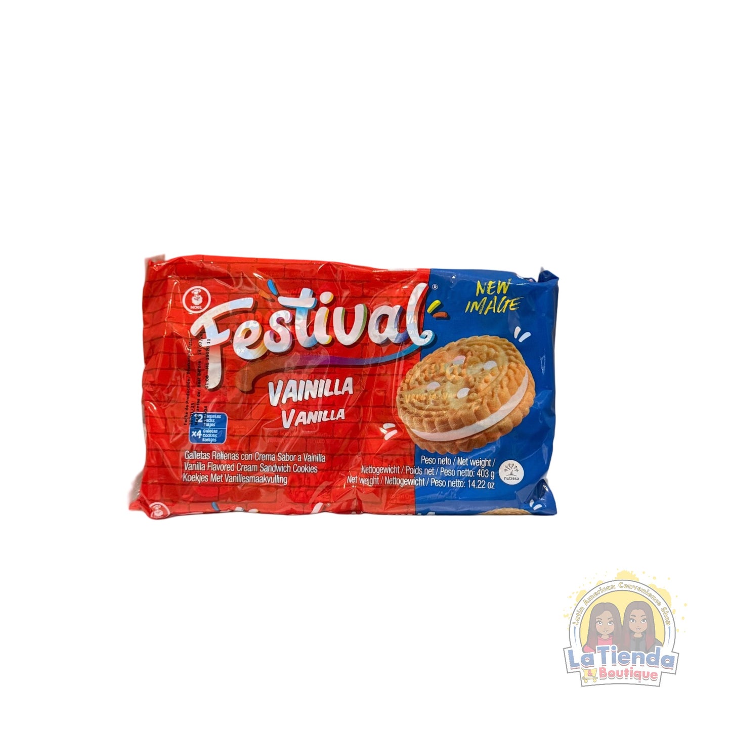 Noel Festival | Vanilla Cookie Biscuits | 415 g