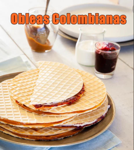 Colombian Obleas: Authentic Crispy Wafer Discs