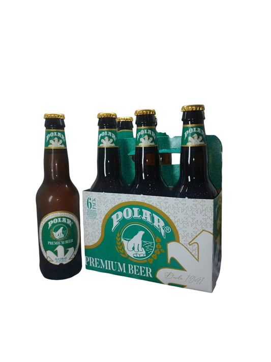 Cerveza Polar Six Pack | Venezuela Pilsner Más Grande | 6x330ml