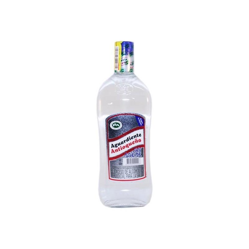 Aguardiente Antioqueño | Tapa azul sin azúcar | 1 litro