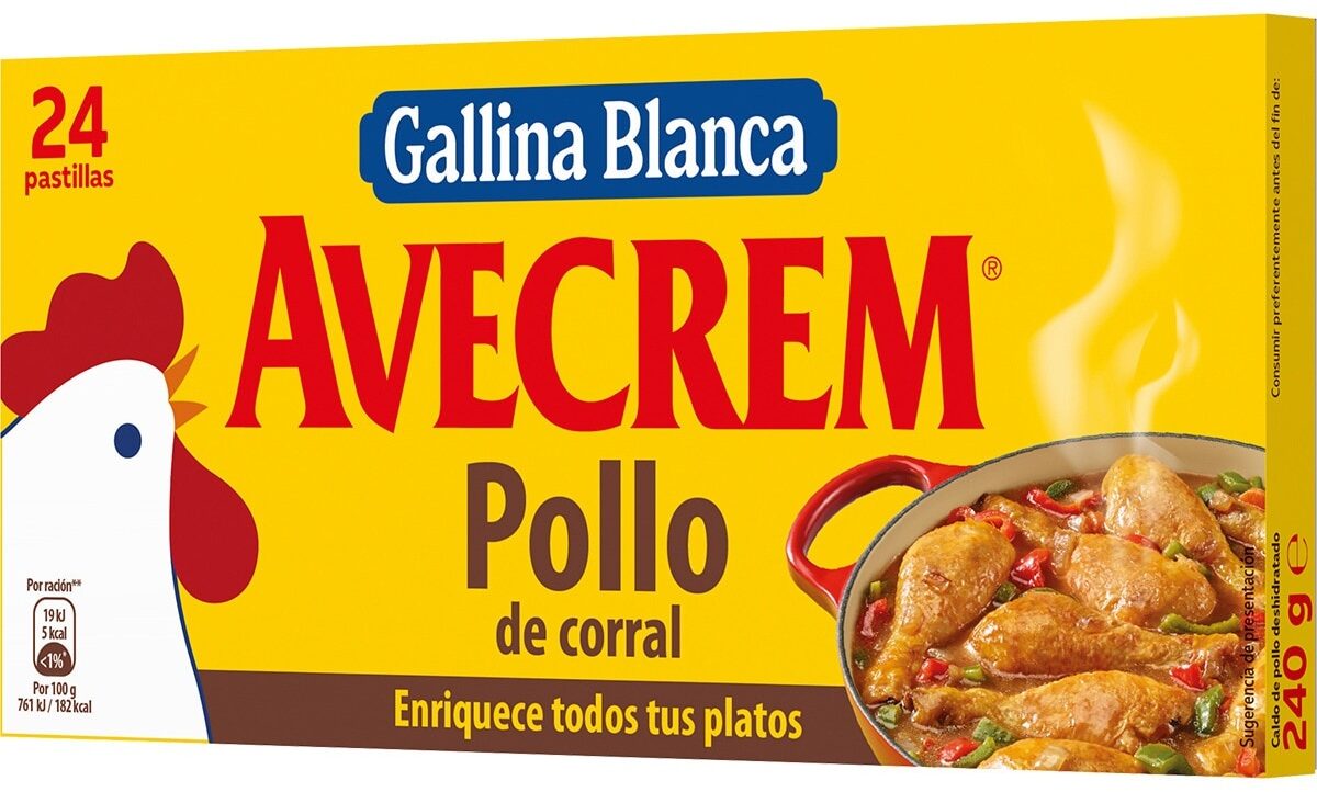 Gallina Blanca | Avecrem Pollo de Corral | 24 Tablets
