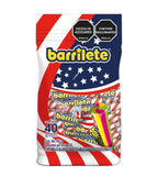 Colombian Barrilete | Chewy Candy Tutti Frutti | 40 Sticks